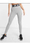 Sportswear Club High Rise Cotton Leggings Yüksek Belli Pamuklu Siyah Tayt