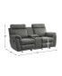 Фото #7 товара White Label Nadia 76" Double Glider Reclining Loveseat with Center Console