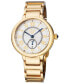 ფოტო #1 პროდუქტის Women's Rome Swiss Quartz Gold-Tone Stainless Steel Watch 36mm