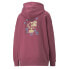 Фото #2 товара Puma Downtown Oversized Graphic Pullover Hoodie Womens Purple Casual Outerwear 5