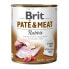Фото #1 товара Влажный корм Brit Paté & Meat Курица Кролик 800 g