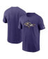 Фото #1 товара Men's Purple Baltimore Ravens Essential Local Phrase T-shirt