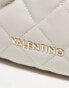 Valentino ocarina quilted pochette shoulder bag in ecru