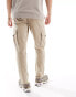 Фото #2 товара Only & Sons slim fit cargo trouser in beige