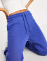 NA-KD co-ord joggers in cobalt blue