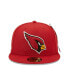 Фото #4 товара Men's x Alpha Industries Cardinal Arizona Cardinals Alpha 59FIFTY Fitted Hat