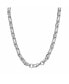 ფოტო #3 პროდუქტის Men's Stainless Steel 24" Rounded Bicycle Link Chain Necklaces