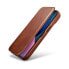 Фото #9 товара Skórzane etui iPhone 14 z klapką magnetyczne MagSafe CE Oil Wax Premium Leather brązowy