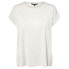 ფოტო #3 პროდუქტის VERO MODA Ava Plain Petite short sleeve T-shirt