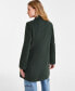 ფოტო #2 პროდუქტის Juniors' Houndstooth Long-Sleeve Reefer Coat