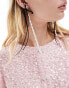 Фото #3 товара Sister Jane embellished tweed mini dress in pink