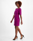 ფოტო #1 პროდუქტის Petite Textured Sheath Dress