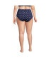 Фото #3 товара Plus Size Tummy Control High Waisted Bikini Swim Bottoms Print