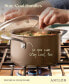 Фото #7 товара Ascend Hard Anodized Aluminum Non-Stick 4-Quart Saucepot with Lid