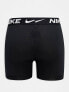 Nike Dri-Fit Essential Microfiber briefs 3 pack in green/black/blue