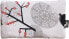 Фото #1 товара Подушка Pulp бамбуковая с ионами серебра, Птички на веточках, 22 x 32 см