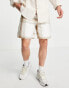 Фото #1 товара Only & Sons co-ord shorts in white check