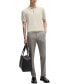 Men's Mixed Structure Regular-Fit Polo Sweater