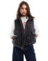 Levi's western bubble down puffer gilet in black