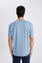Erkek T-shirt V7699az/be299 Blue