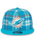 ფოტო #2 პროდუქტის Men's Aqua Miami Dolphins 2024 Sideline Statement 9FIFTY Snapback Hat