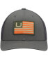 Men's Olive Huks and Bars Trucker Snapback Hat