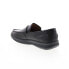 Фото #6 товара Florsheim Central Penny Mens Black Wide Loafers & Slip Ons Penny Shoes