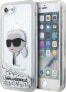 Фото #1 товара Karl Lagerfeld Etui Karl Lagerfeld KLHCI8LNKHCH Apple iPhone SE 2022/SE 2020/8/7 srebrny/silver hardcase Glitter Karl Head