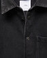 ფოტო #6 პროდუქტის Men's Pocket Denim Overshirt