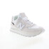 Фото #5 товара New Balance 574 ML574DI2 Mens Gray Suede Lace Up Lifestyle Sneakers Shoes