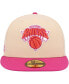 Фото #4 товара Men's Orange, Pink New York Knicks Passion Mango 59FIFTY Fitted Hat
