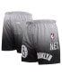 Men's Black, Gray Brooklyn Nets Ombre Mesh Shorts