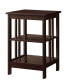 Фото #1 товара Mission End Table with Shelves