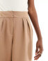 Фото #6 товара Extro & Vert tailored wideleg trousers in camel co-ord