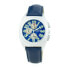 Фото #2 товара Мужские наручные часы с синим кожаным ремешком Chronotech CT7338-03 ( 40 mm)