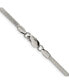 ფოტო #3 პროდუქტის Stainless Steel 3.3mm Herringbone Chain Necklace
