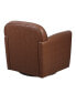 Фото #3 товара Archer 30.5" Wide Faux Leather 360 Degree Swivel Arm Chair