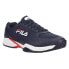 Фото #2 товара Fila Volley Zone Pickleball Mens Blue Sneakers Athletic Shoes 1PM00594-422