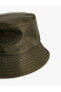 Bucket Şapka Parlak Dokulu Su Itici