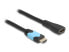 Фото #1 товара Delock 81999 - 3 m - HDMI Type A (Standard) - HDMI Type A (Standard) - 3D - 48 Gbit/s - Black - Turquoise