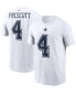 Фото #1 товара Men's Dak Prescott White Dallas Cowboys Name and Number T-shirt