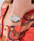 ფოტო #7 პროდუქტის Gc Muse Women's Swiss Two-Tone Stainless Steel Bracelet Watch 34mm