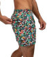 ფოტო #2 პროდუქტის Men's The Bloomerangs Quick-Dry 5-1/2" Swim Trunks with Boxer-Brief Liner