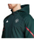 Фото #4 товара Men's Green Manchester United Designed for Gameday Raglan Full-Zip Hoodie Jacket