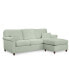 Фото #20 товара Lidia 82" Fabric 2-Pc. Reversible Chaise Sectional Sofa with Storage Ottoman - Custom Colors, Created for Macy's