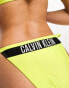 Фото #4 товара Calvin Klein intense power rib string side tie bikini bottom bright yellow