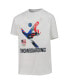 ფოტო #2 პროდუქტის Big Boys White Team USA Snowboarding Scattered Swatch T-shirt