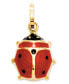 ფოტო #1 პროდუქტის 14k Gold Charm, Red Enamel Ladybug Charm