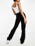 Vero Moda Tall tailored cigarette trouser in black