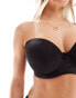 Фото #8 товара Ivory Rose Fuller Bust 2 pack strapless bra in beige and black